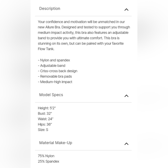 Nwt XL NVGTN Orange Sports Bra - Picture 3 of 3